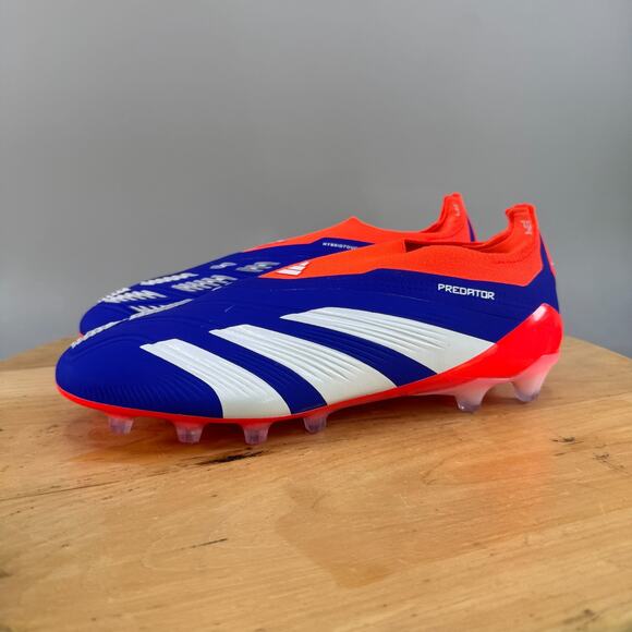 Adidas Predator Elite LL FG Mens Size 8.5 Soccer Cleats Laceless Lucid Blue NEW - Picture 3 of 8